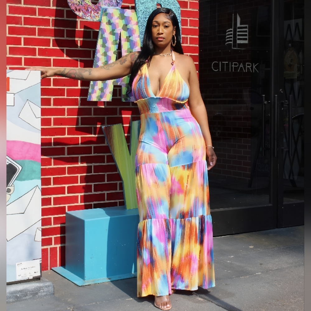 Cotton candy jumpsuit